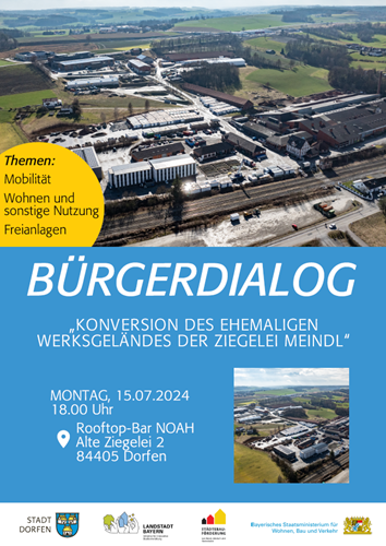 Plakat Bürgerdialog