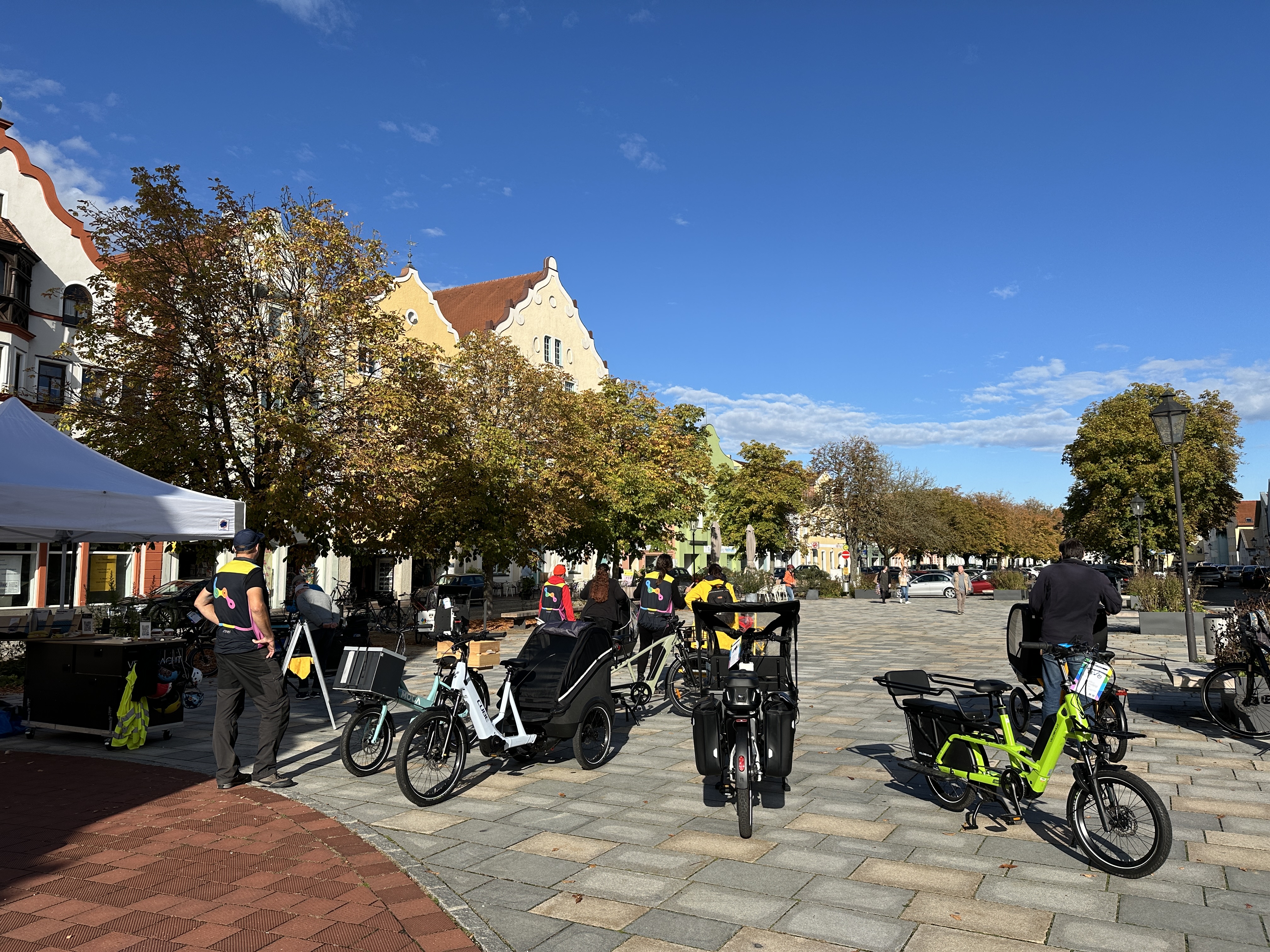 Cargobike und Siegerehrung Stadtradeln